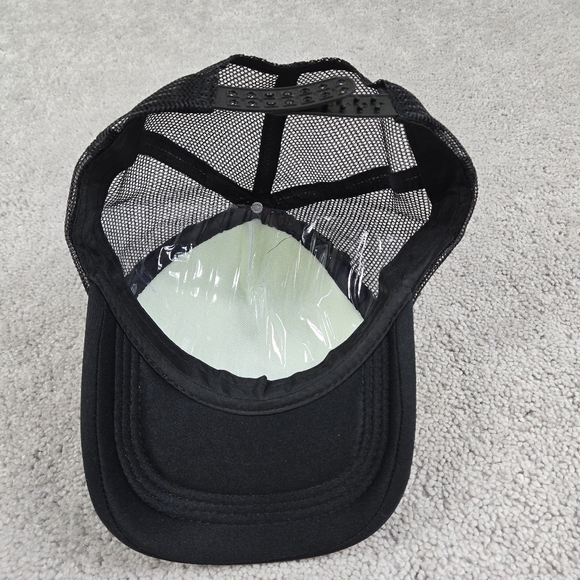 I'm not weird I'm a unicorn hat black white adjustable double snap strap NEW - Picture 4 of 5